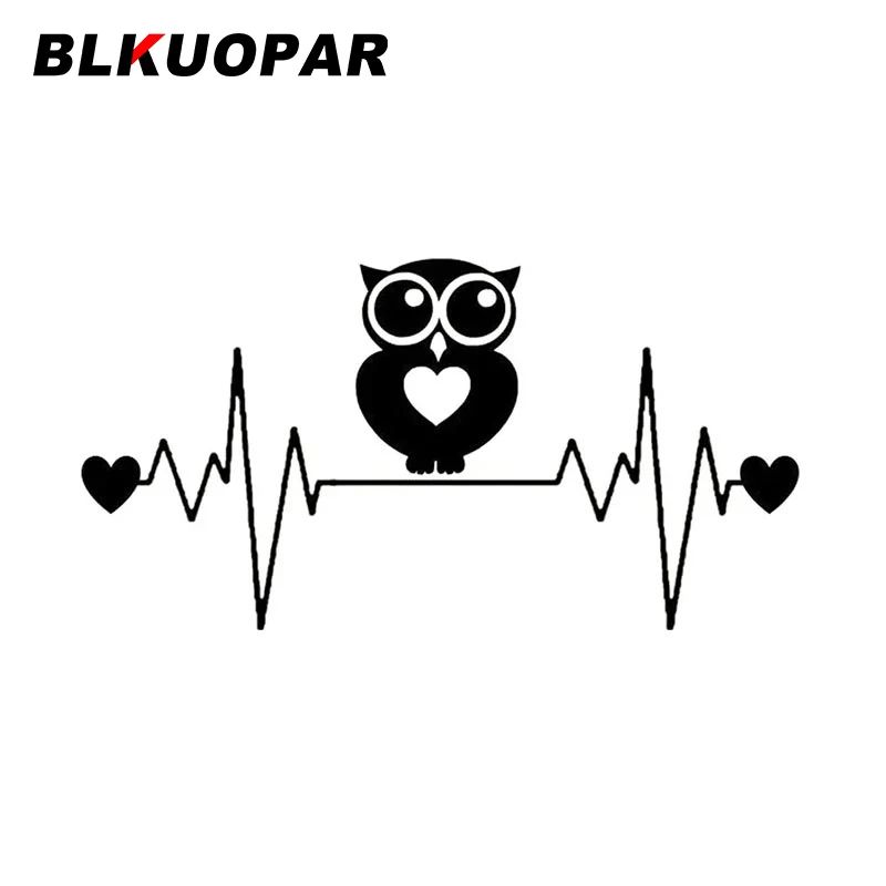 BLKUOPAR, наклейка с рисунком в виде совы и сердечного ритма, наклейка с животными, устойчивая к царапинам, фургон, холодильник, аксессуары для автомобиля
BLKUOPAR, наклейка с рисунком в виде совы и сердечного ритма, наклейка с животными, устойчивая к царапинам, фургон, холодильник, аксессуары для автомобиля