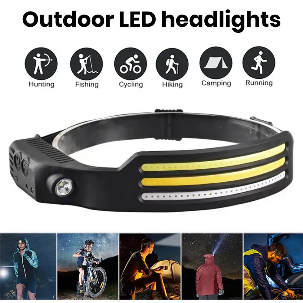 USB Rechargeable LED Headlamp Motion Sensor Headlight Camping Flashlight HeadTorch Built-in 18650 Battery With Power Indicator
USB Rechargeable LED Headlamp Motion Sensor Headlight Camping Flashlight HeadTorch Built-in 18650 Battery With Power Indicator