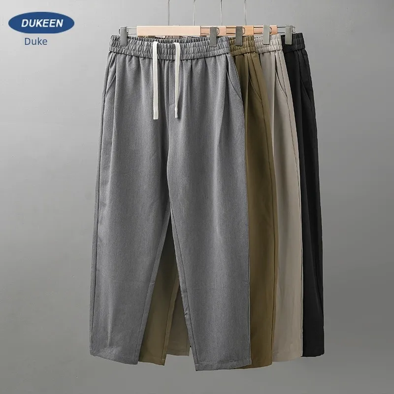 

Trendy EN American Ice Silk Draping Men's Casual Pants