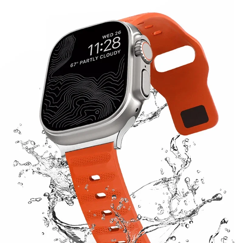 Ремешок силиконовый для apple watch Band Ultra, браслет для наручных часов iwatch Series 3/4/5/6/SE/7/8, 49 мм 45 мм 44 мм 41 мм 40 мм
Ремешок силиконовый для apple watch Band Ultra, браслет для наручных часов iwatch Series 3/4/5/6/SE/7/8, 49 мм 45 мм 44 мм 41 мм 40 мм