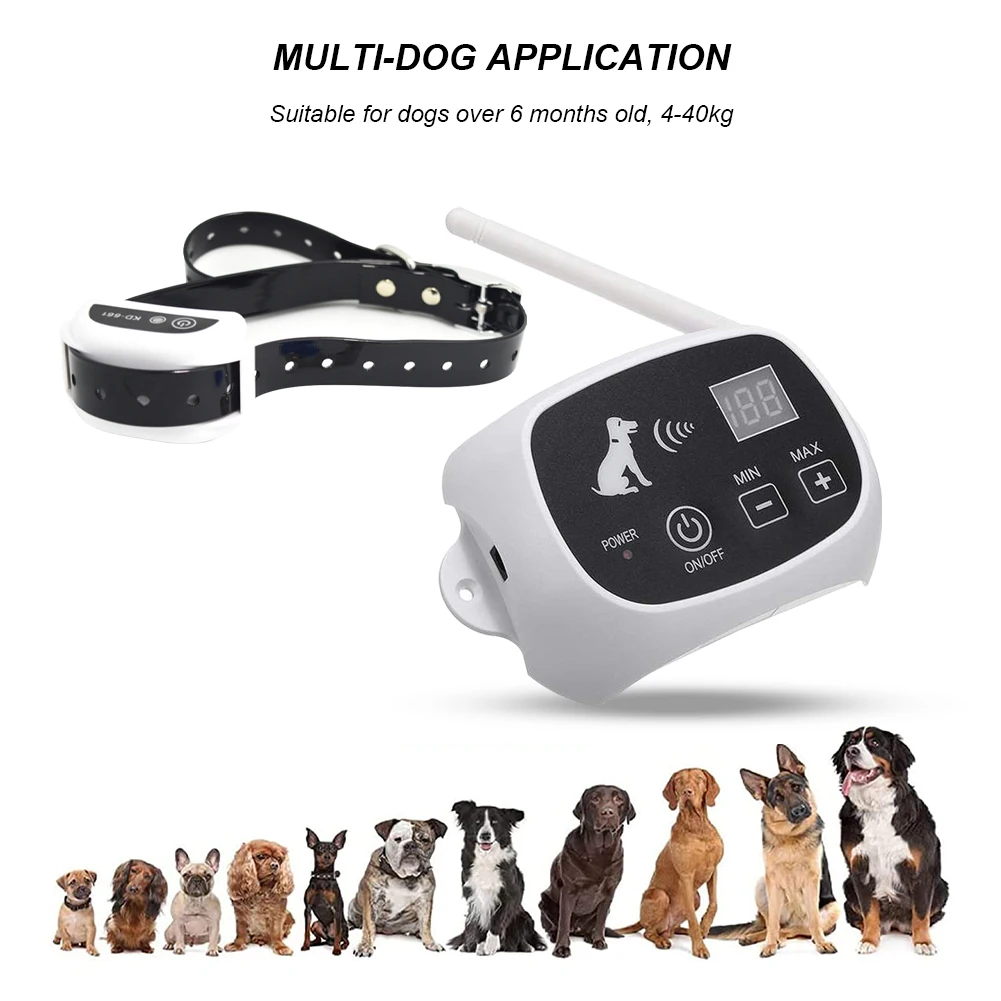 Generic Wireless Electronic Dog Fence System Rechargeable Collar