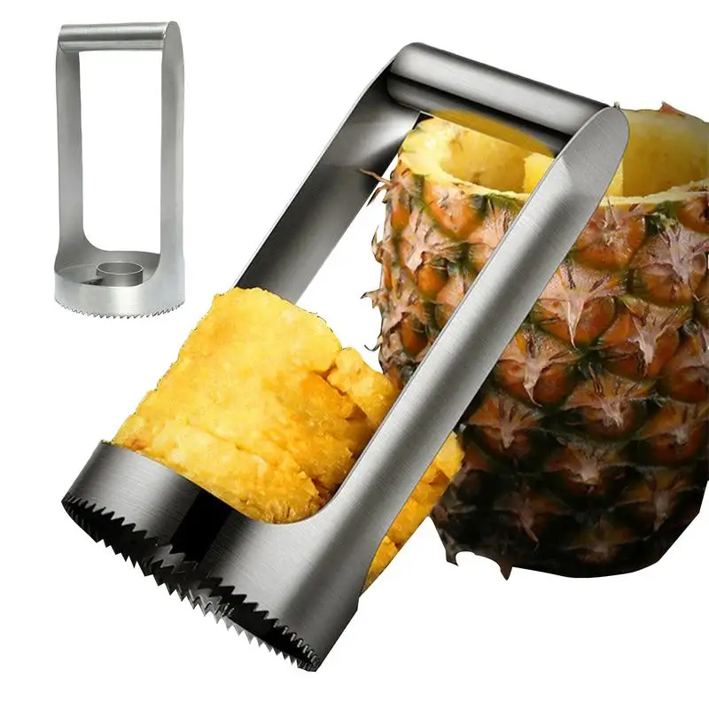 Stainless Steel pineapple slicer Pineapple Corer Fruit Peeler and core remover tool easy to use Pear Cutter knife Kitchen Tools
Stainless Steel pineapple slicer Pineapple Corer Fruit Peeler and core remover tool easy to use Pear Cutter knife Kitchen Tools