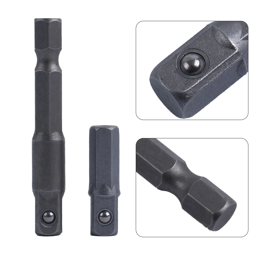 

25mm/50mm Length Socket Adapter Converter Impact Socket Adapter 1/4\\\\\\\" Hex Shank For Quick Change Chuck Systems