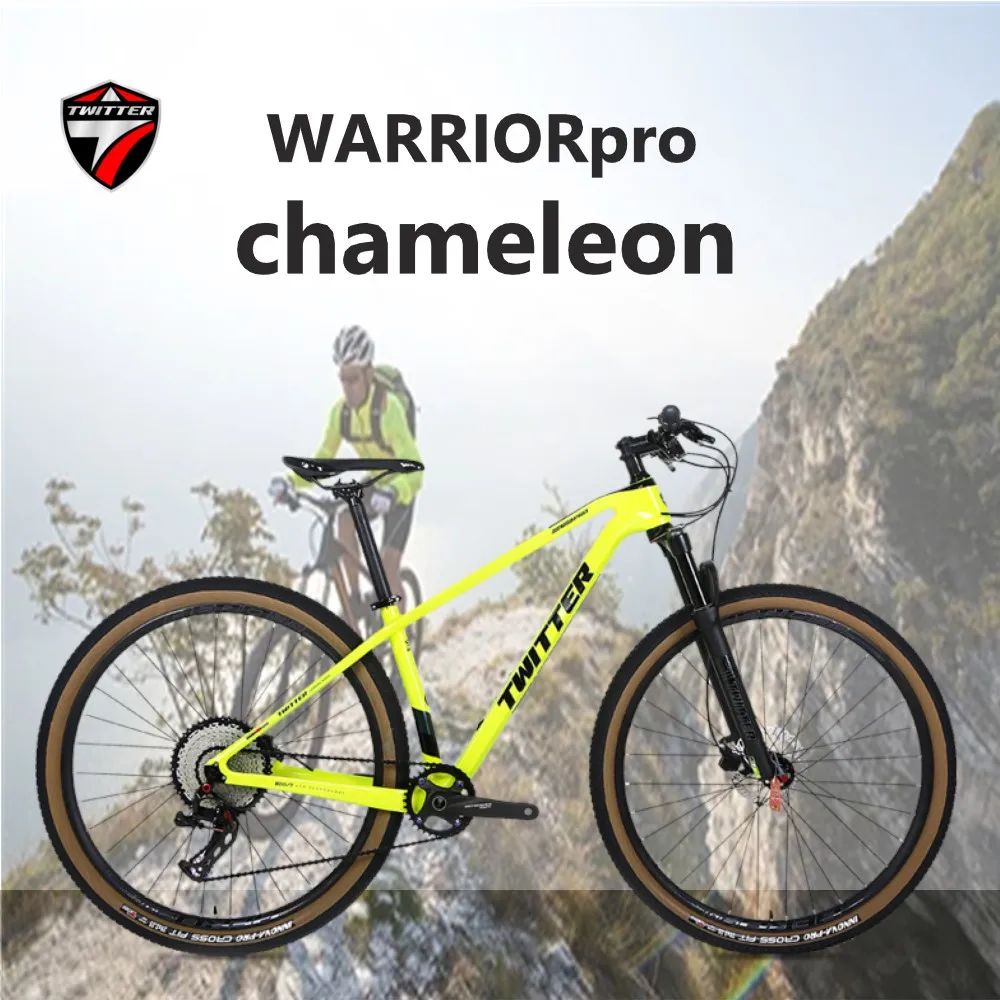 

TWITTER WARRIORpro RS-13S Hydraulic Disc Brakes 27.5/29" T900 XC Class Off-Road Carbon Fiber Mountain Bike bicicleta de montaña