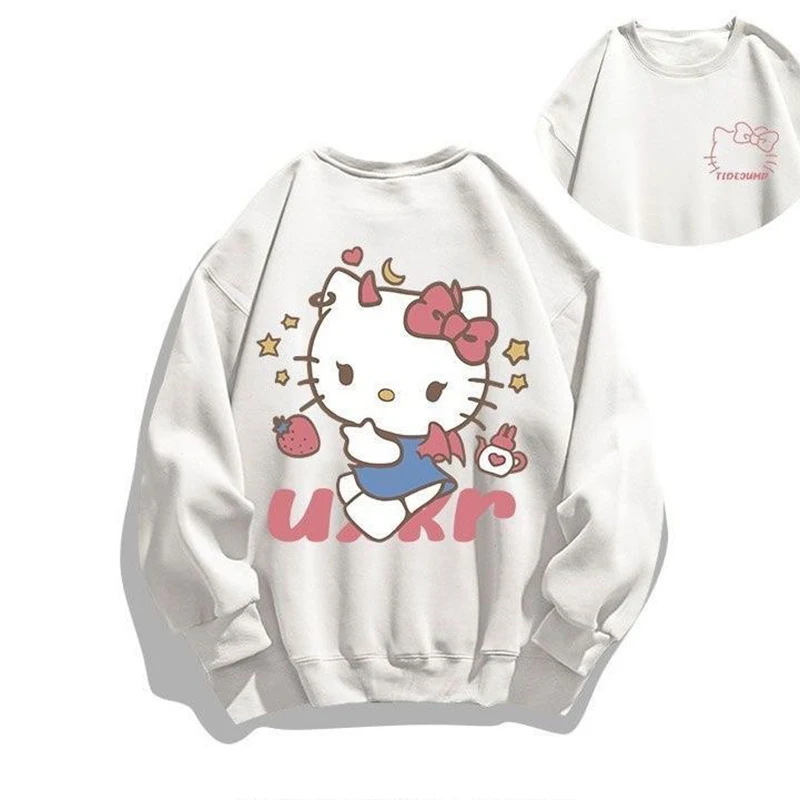 Sanrio Kawaii Hello Kitty New Round Neck Children's Long Sleeved Top Cartoon Anime Clothing Warm Plush Christmas Gifts Girls
Sanrio Kawaii Hello Kitty New Round Neck Children's Long Sleeved Top Cartoon Anime Clothing Warm Plush Christmas Gifts Girls