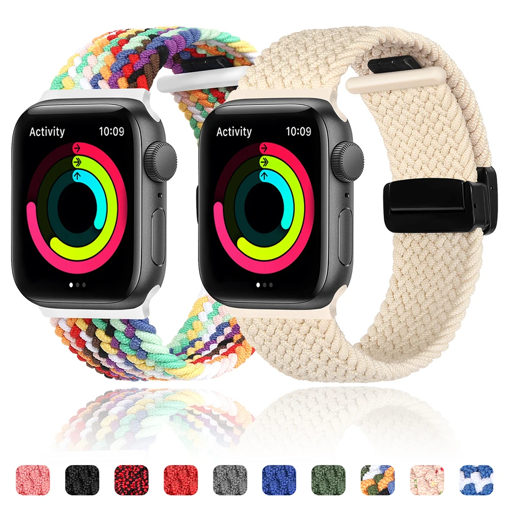 Нейлоновый плетеный ремешок Solo Loop для Apple Watch Ultra 8 7 41 мм 45 мм 49 мм 6 5 4 SE 44 мм 40 мм регулируемый эластичный ремень iWatch 3 42 мм
Нейлоновый плетеный ремешок Solo Loop для Apple Watch Ultra 8 7 41 мм 45 мм 49 мм 6 5 4 SE 44 мм 40 мм регулируемый эластичный ремень iWatch 3 42 мм