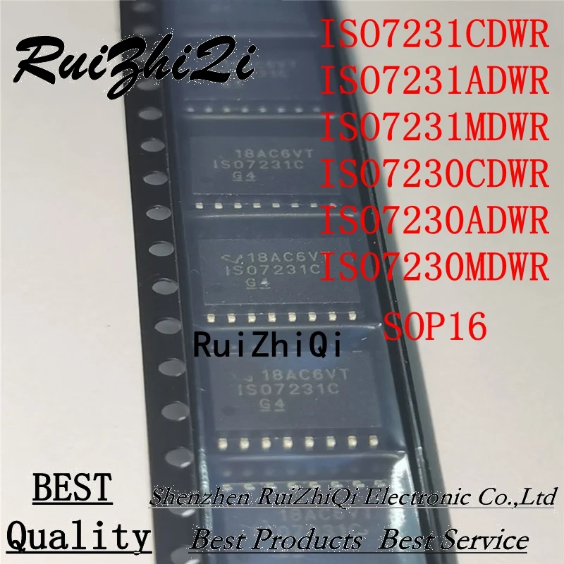 

NEW 10PCS/LOT ISO7231CDWR ISO7231ADWR ISO7231MDWR ISO7230CDWR ISO7230ADWR ISO7230MDWR SOP16 IN STOCK