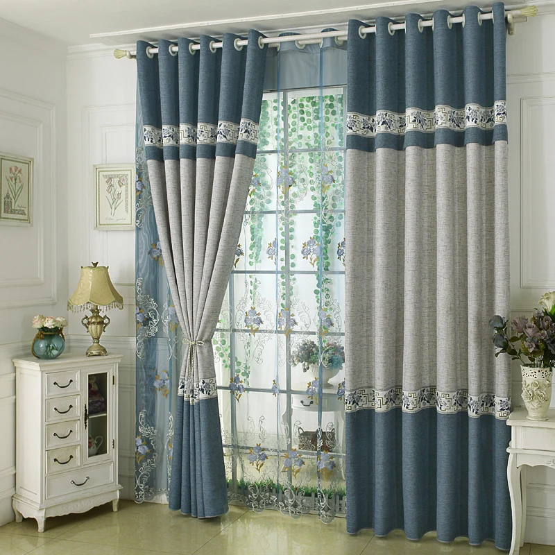 Customized European-style Simple Thick Solid Color Linen Stitching Embroidery High Shading Window Curtains Living Room Bedroom
Customized European-style Simple Thick Solid Color Linen Stitching Embroidery High Shading Window Curtains Living Room Bedroom