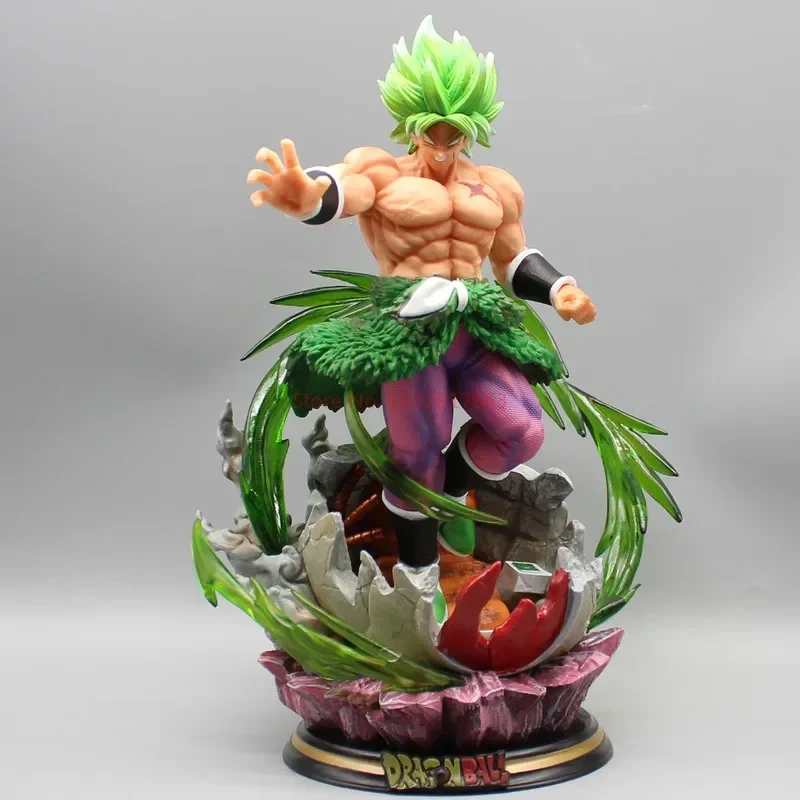 

30cm Dragon Ball Gk Figure Broly Vs Gogeta Resonance Series Scene Special Effects Anime Handmade Wholesale Model Decoration Gift