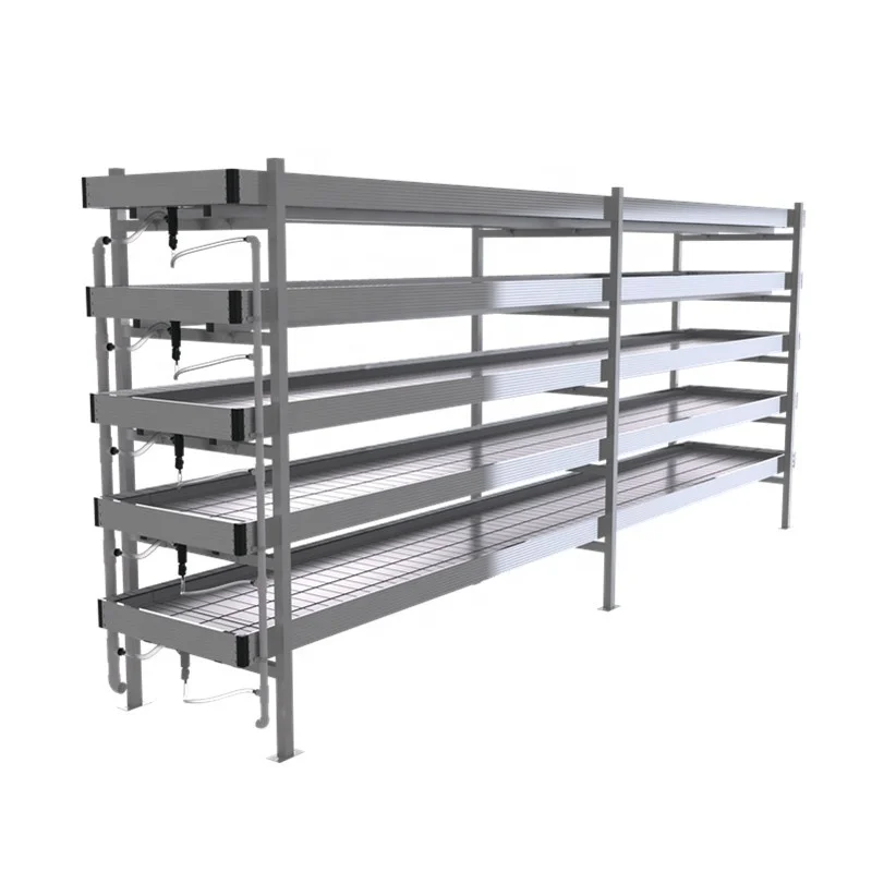 Hydroponic multi-level (tier) modular rolling benches for flower and herbs display 
Hydroponic multi-level (tier) modular rolling benches for flower and herbs display