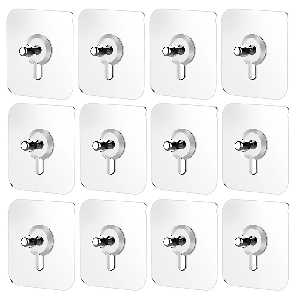 

No Trace Screw Sticker Non-Trace Hook Wall Seamless Adhesive Hooks Heavy Duty Clothes Hanger