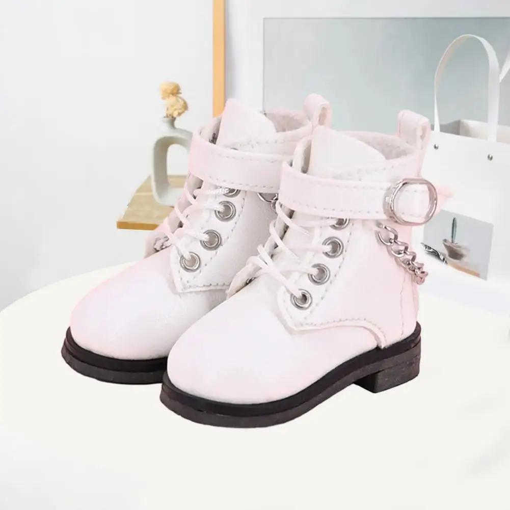1 Pair Miniature Boots Cute Fine Workmanship Compact 1/6 Ratio Doll Boots Birthday Gift Motorcycle Boots Doll Boots
1 Pair Miniature Boots Cute Fine Workmanship Compact 1/6 Ratio Doll Boots Birthday Gift Motorcycle Boots Doll Boots