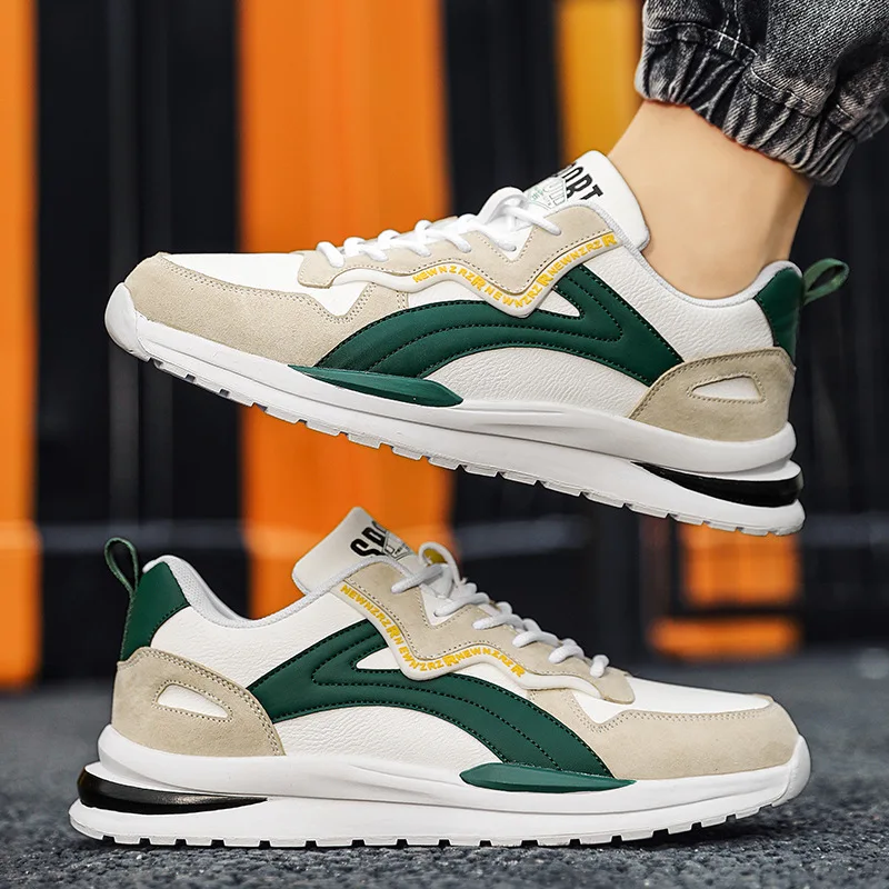 Non-Slip Sneakers Homme Chaussure Lace Up Running Shoes For Men Korean Trend Round Toe Flat Footwear Casual Shoes Men 2023
Non-Slip Sneakers Homme Chaussure Lace Up Running Shoes For Men Korean Trend Round Toe Flat Footwear Casual Shoes Men 2023