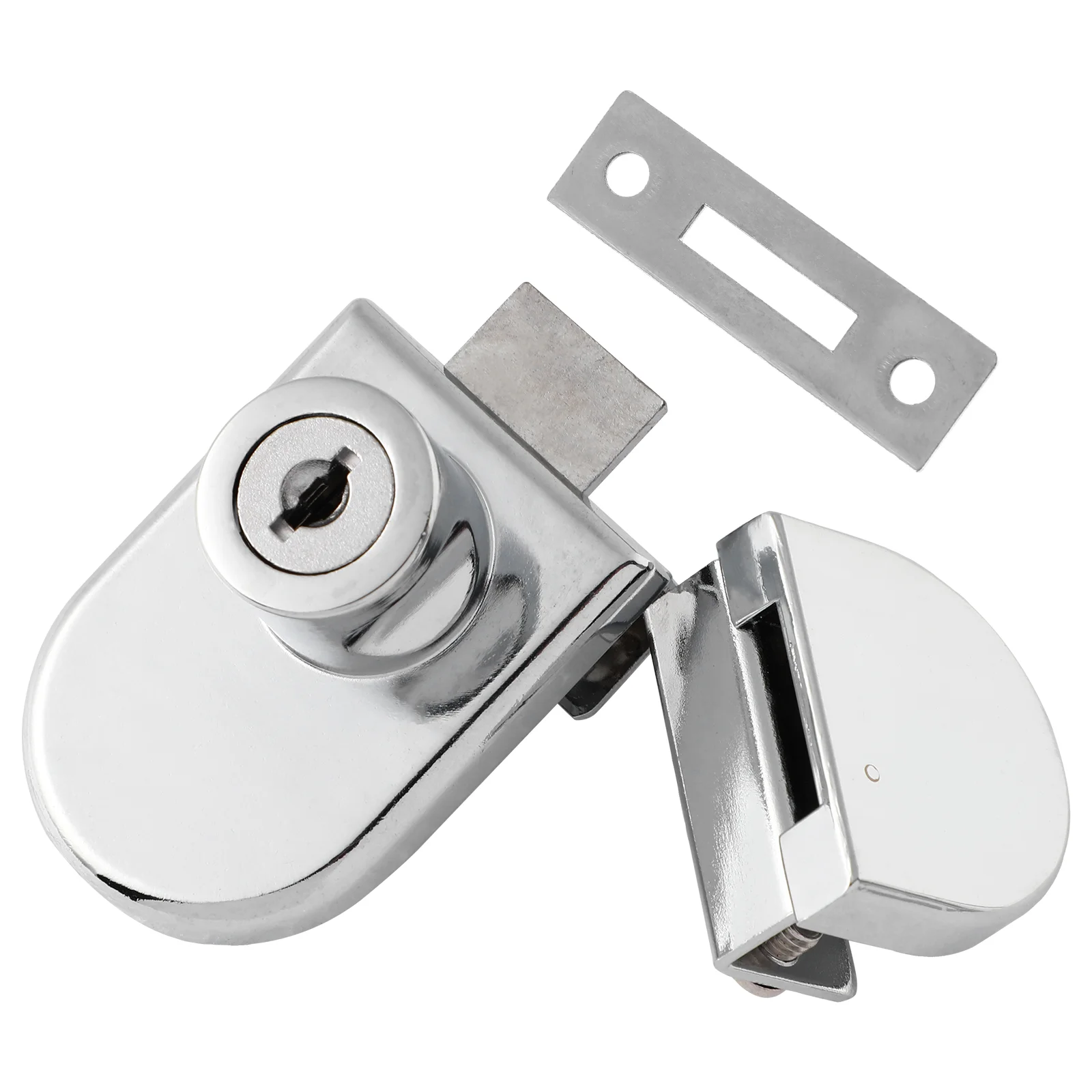 Glass Cabinet Door Lock Furniture Latch Accessories Household Zinc Alloy Anti-thief Protective
Glass Cabinet Door Lock Furniture Latch Accessories Household Zinc Alloy Anti-thief Protective