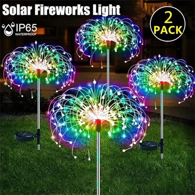 1/2Pcs Solar LED Firework Fairy Light Outdoor Garden Decoration Lawn Pathway Light For Patio Yard Party Christmas Wedding Decor
1/2Pcs Solar LED Firework Fairy Light Outdoor Garden Decoration Lawn Pathway Light For Patio Yard Party Christmas Wedding Decor