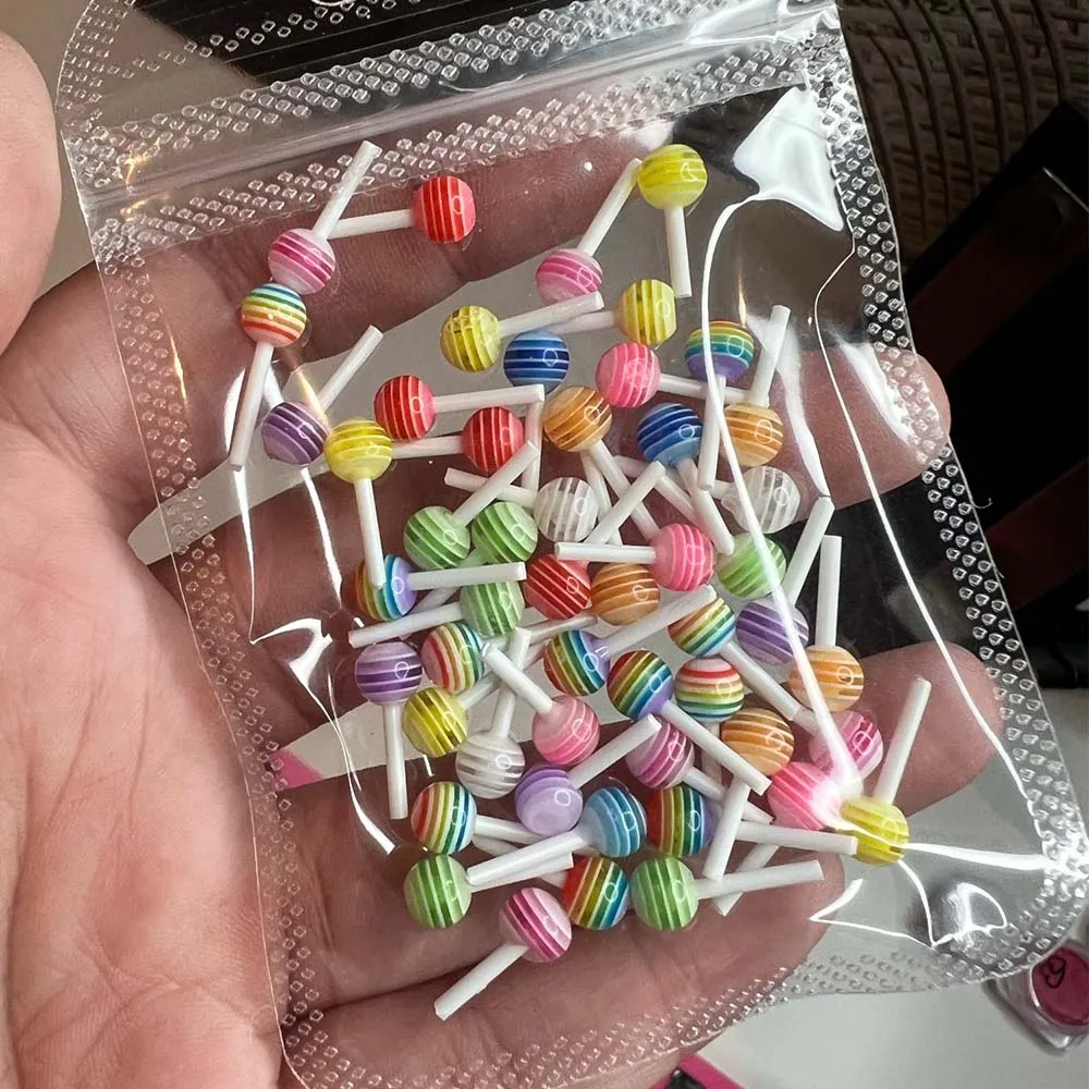 20/50Pcs Kawaii Lollipop Design Nail Charms Resin Mixed Color Mini Lolly Charm Nail Art Decorations For Manicure Nail Parts CH01
20/50Pcs Kawaii Lollipop Design Nail Charms Resin Mixed Color Mini Lolly Charm Nail Art Decorations For Manicure Nail Parts CH01