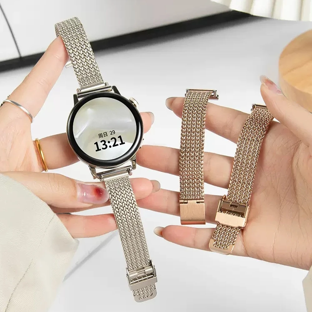 Starlight Bracelet for Samsung Galaxy Watch 5 Pro 44 3 45mm Women Slim Stainless Steel Milanese Band for Watch 4 Classic 46 42mm
Starlight Bracelet for Samsung Galaxy Watch 5 Pro 44 3 45mm Women Slim Stainless Steel Milanese Band for Watch 4 Classic 46 42mm