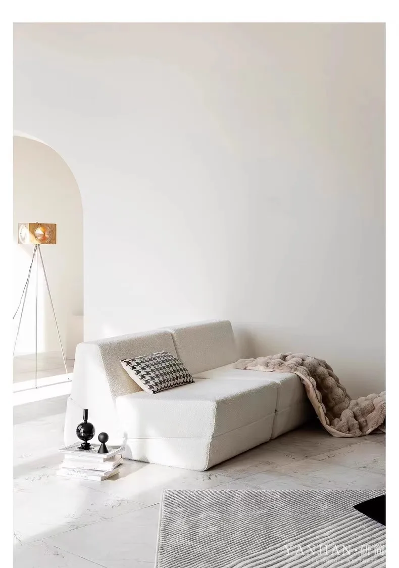 Tofu Sofa Block, Multifunctional Tatami for Small Apartment, Folding Single Sofa Bed for Living Room Balcony Tofu Sofa Block, Multifunctional Tatami for Small Apartment, Folding Single Sofa Bed for Living Room Balcony