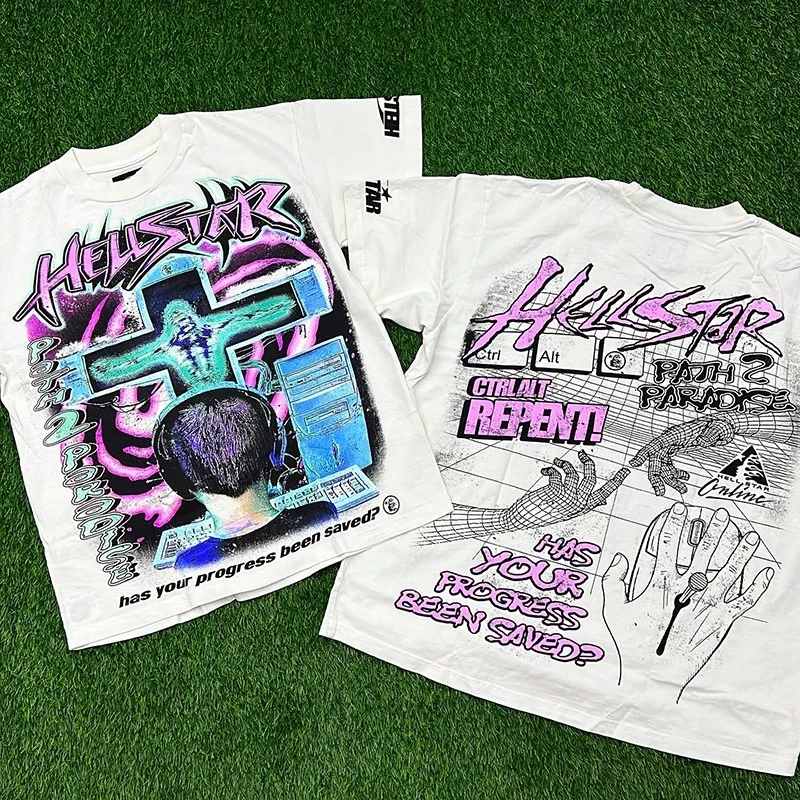 New Hellstar Path 2 Online T Shirt Men Women 1:1 Best Quality Functional Boy Radio Wave Top Tee T-shirt harajuku
New Hellstar Path 2 Online T Shirt Men Women 1:1 Best Quality Functional Boy Radio Wave Top Tee T-shirt harajuku