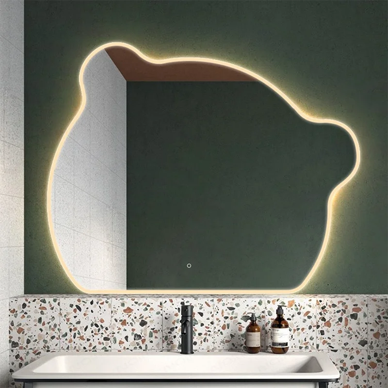 Light Bathroom Mirror Wall Sticker Modern Lamp Shaving Vanity Mirror Shower Full Body Toilet Miroir Lumineux Home Accessories
Light Bathroom Mirror Wall Sticker Modern Lamp Shaving Vanity Mirror Shower Full Body Toilet Miroir Lumineux Home Accessories