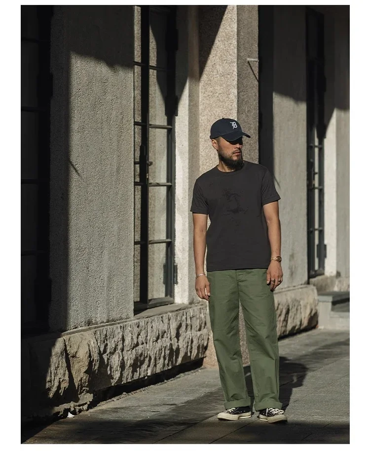 Bronson 1944 USMC Officer Chino Pants Straight-Leg Mens Military Trousers Khakis 59 S742d6eb29ced4297bd876ac622fd1137z
