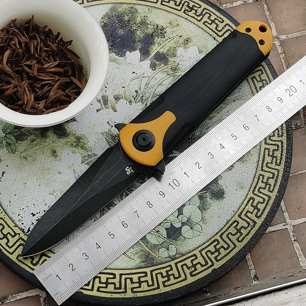 Sitivien New ST158 DC53 Steel CERAMIC Ball Bearing Folding G10 Camping Hunting Survival Tactical Outdoor EDC Tool Utility Knife
Sitivien New ST158 DC53 Steel CERAMIC Ball Bearing Folding G10 Camping Hunting Survival Tactical Outdoor EDC Tool Utility Knife