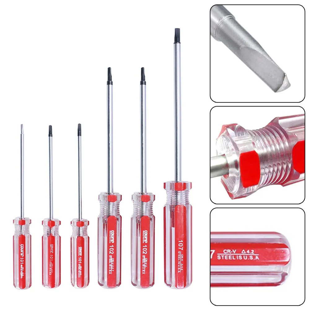 

Triangle Screwdriver For Electrician Maintenance Removal Repair Tool Chrome Vanadium Steel Accessory TA1.8 To TA4.2 Hand Tool