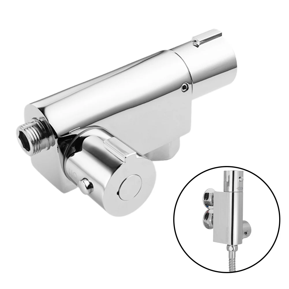 Modern Vertical Thermostatic Shower Mixer Valve for Static Caravan Brass Chrome Toilet Spray Gun Hot Cold Water Connectors
Modern Vertical Thermostatic Shower Mixer Valve for Static Caravan Brass Chrome Toilet Spray Gun Hot Cold Water Connectors