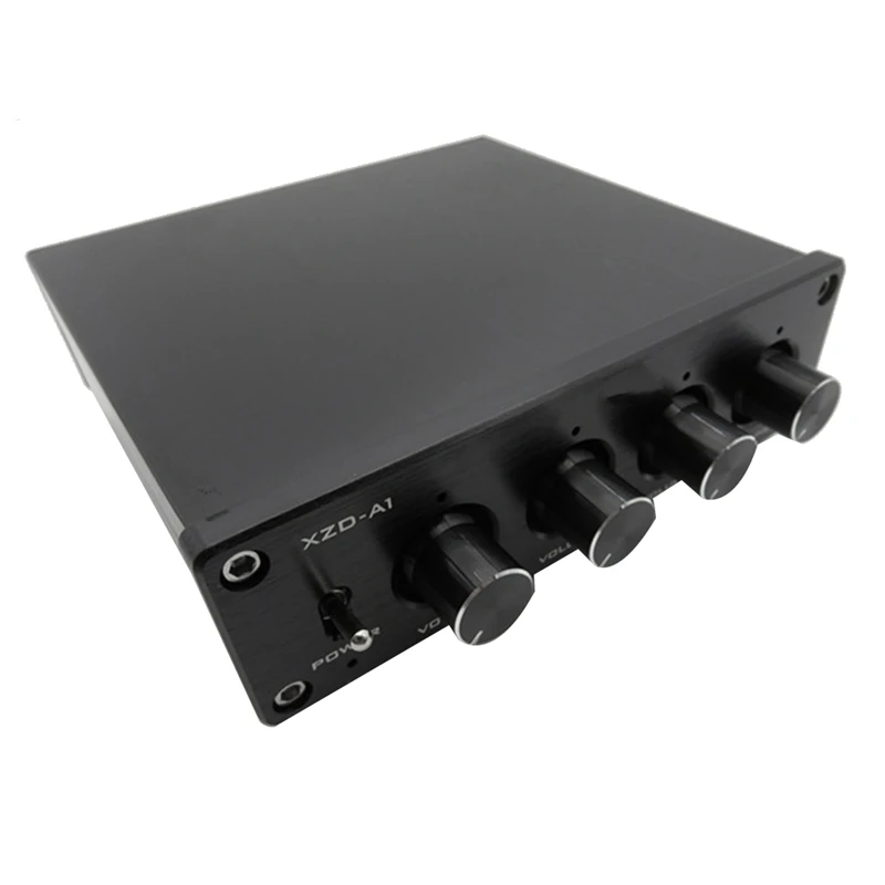

HIFI Lossless 1 Input 4 Output RCA HUB Audio Distributor Signal Selector Switch Source Switcher Volume Amplifier