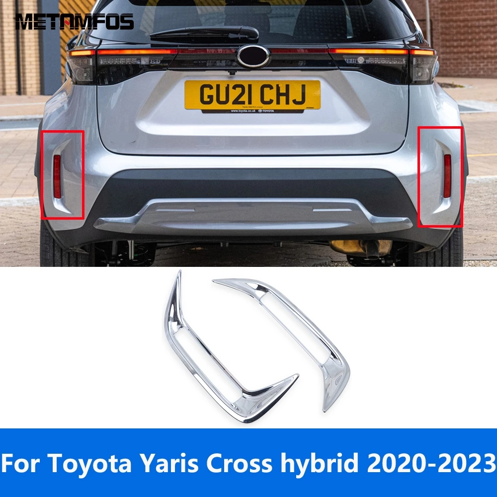 Rear Fog Light Lamp Cover Trim For Toyota Yaris Cross hybrid 2020-2022 2023 Chrome Foglight Protector Accessories Car Styling
Rear Fog Light Lamp Cover Trim For Toyota Yaris Cross hybrid 2020-2022 2023 Chrome Foglight Protector Accessories Car Styling