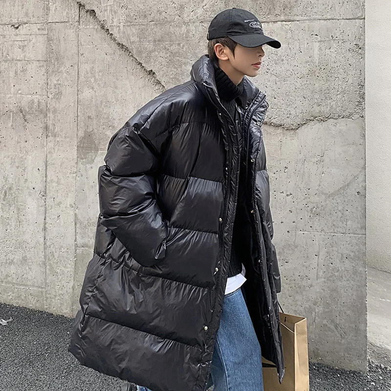 Winter Oversized Down Jacket Men Warm Fashion Casual Long Coat Men Streetwear Korean Loose Thick Jacket Mens Parker Overcoat
Winter Oversized Down Jacket Men Warm Fashion Casual Long Coat Men Streetwear Korean Loose Thick Jacket Mens Parker Overcoat