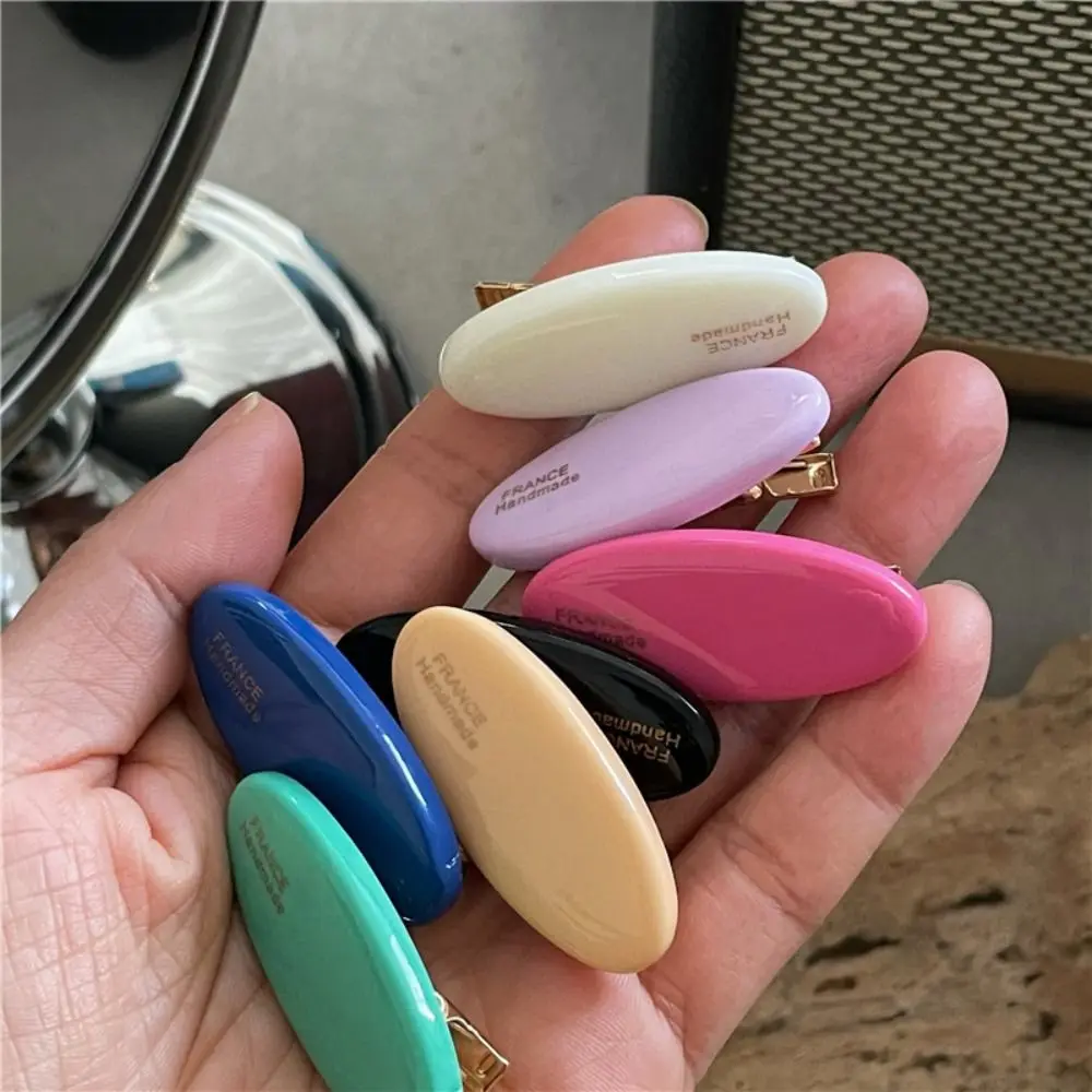 2Pcs 2023 New Spring Candy Color Acrylic Hairpins Cute Oval Bangs Clip Duckbill Clip For Girls Birthday Gift Hair Accessories
2Pcs 2023 New Spring Candy Color Acrylic Hairpins Cute Oval Bangs Clip Duckbill Clip For Girls Birthday Gift Hair Accessories