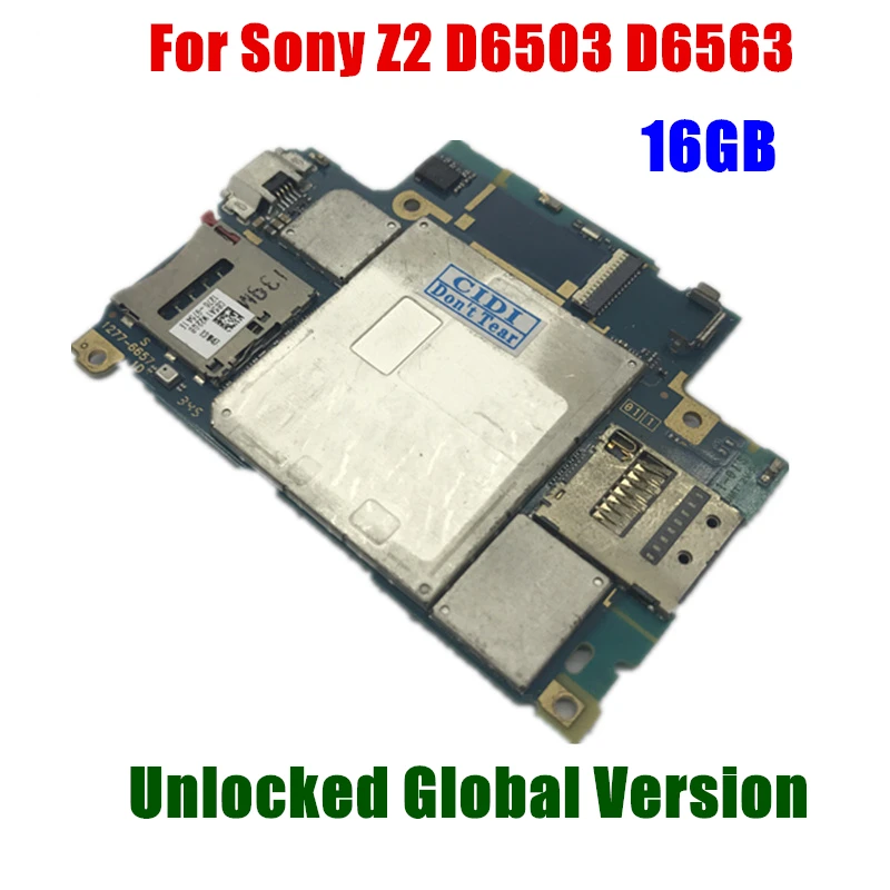 

Complete Logic Boards for Sony Xperia Z2 L50W D6503 Motherboard,100% Original unlocked for Sony Z2 D6563 Mainboard