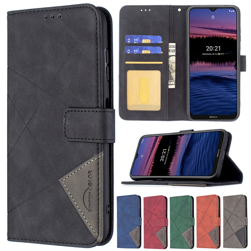 

Wallet Luxury Magnetic Flip Stand Leather Case For Nokia C21 G21 G20 G11 5.4 5.3 3.4 2.4 2.3 1.4 1.3 C1 Plus Anti-falling Shell
