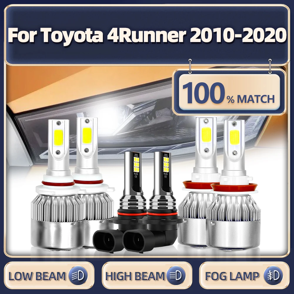 Canbus Car Lights 60000LM LED Headlight Bulbs 12V 6000K Turbo Fog Lamp For Toyota 4Runner 2010-2015 2016 2017 2018 2019 2020
Canbus Car Lights 60000LM LED Headlight Bulbs 12V 6000K Turbo Fog Lamp For Toyota 4Runner 2010-2015 2016 2017 2018 2019 2020