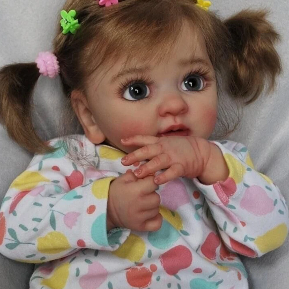 40CM Lovely Bebe Reborn Girl Baby Doll Layla Lifelike 3D Painting with Veins Multiple Layers Gifts for Children Toys
40CM Lovely Bebe Reborn Girl Baby Doll Layla Lifelike 3D Painting with Veins Multiple Layers Gifts for Children Toys