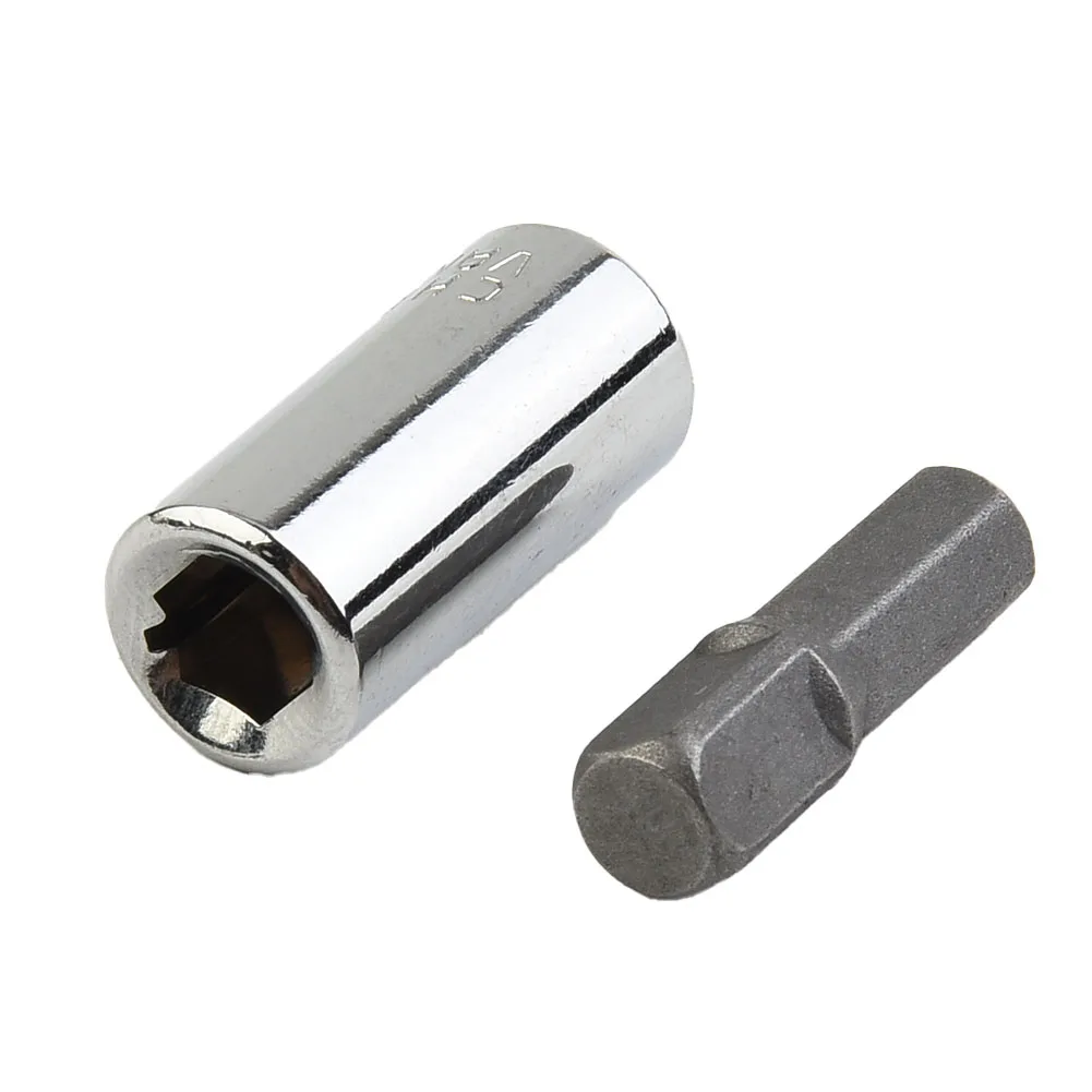 1pc Impact Drill Socket Adapter Converter Set 1/4" Hex Shank To 1/4" Square Driver Tool For Quick Change 1/4" Chuck Systems
1pc Impact Drill Socket Adapter Converter Set 1/4" Hex Shank To 1/4" Square Driver Tool For Quick Change 1/4" Chuck Systems