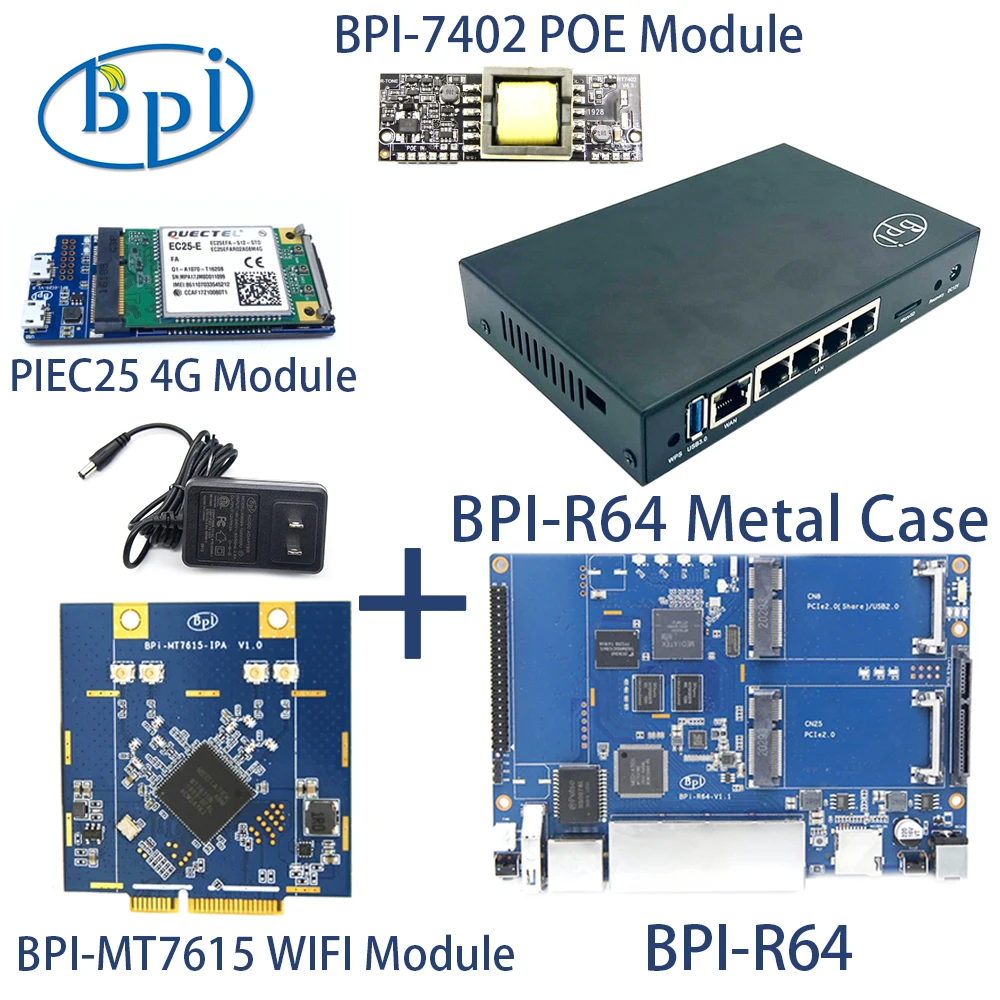 Металлический Чехол-книжка MediaTek MT7622 8G eMMC flash 1G DDR3 с поддержкой Wi-Fi Bluetooth POE 4G
Металлический Чехол-книжка MediaTek MT7622 8G eMMC flash 1G DDR3 с поддержкой Wi-Fi Bluetooth POE 4G