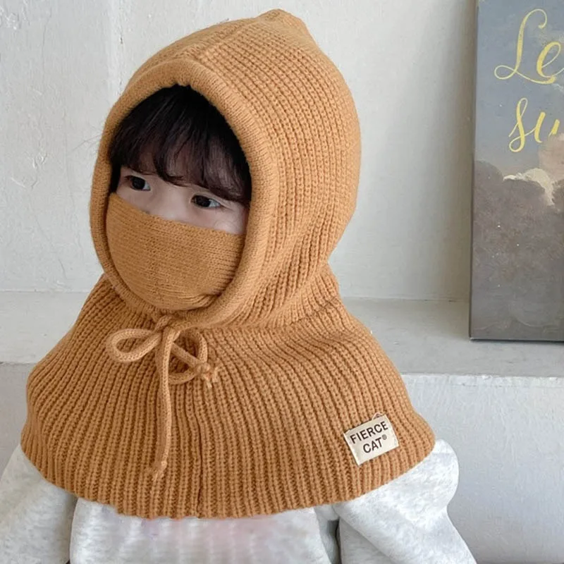 Cute Bear Ear Children Hat Scarf One Piece Winter Warm Kids Beanie Cap Solid Color Knitted Ear Protection Caps Balaclava Bonnet
Cute Bear Ear Children Hat Scarf One Piece Winter Warm Kids Beanie Cap Solid Color Knitted Ear Protection Caps Balaclava Bonnet