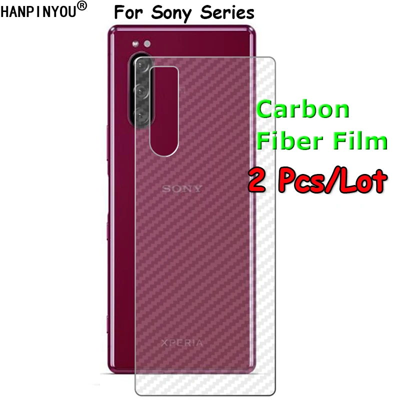 2 шт./лот для Sony Xperia 5 8 Z5 C6 L1 M2 M4 Aqua Compact Premium 3D прозрачная задняя защитная пленка из
