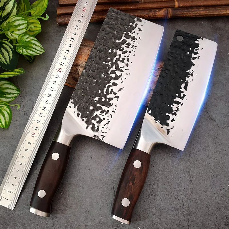 Kitchen Knives Hand Forged Blade Chinese Knives Cleaver Meat Chopping Vegetables Butcher Knife Wooden Handle Chef Cleaver Knives
Kitchen Knives Hand Forged Blade Chinese Knives Cleaver Meat Chopping Vegetables Butcher Knife Wooden Handle Chef Cleaver Knives