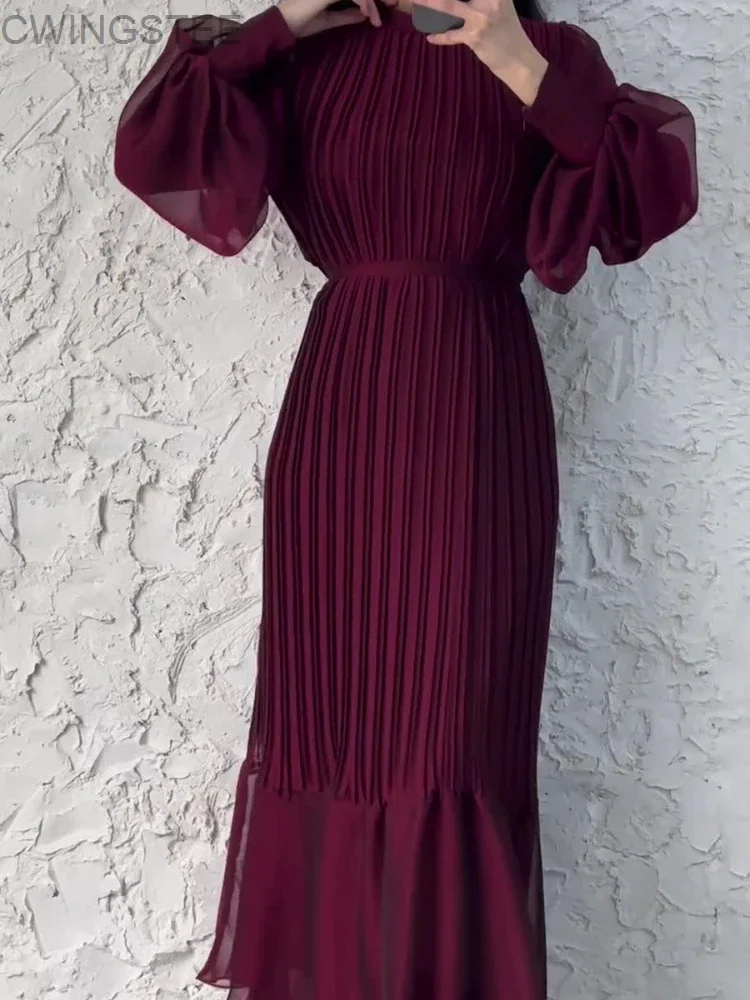 New Streetwear Elegant Dress for Women 2024 Spring/Summer Solid O-Neck Long Sleeve Long Dress Woman Clothing Party Dresses Robe
New Streetwear Elegant Dress for Women 2024 Spring/Summer Solid O-Neck Long Sleeve Long Dress Woman Clothing Party Dresses Robe