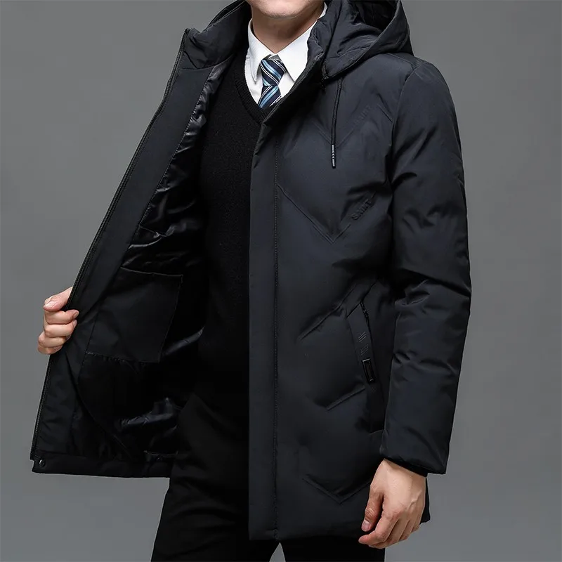 Men's Winter Business Jacket Thick Top Warm Casual Cotton Windproof Wool Coat Hooded Plush Coat
Men's Winter Business Jacket Thick Top Warm Casual Cotton Windproof Wool Coat Hooded Plush Coat