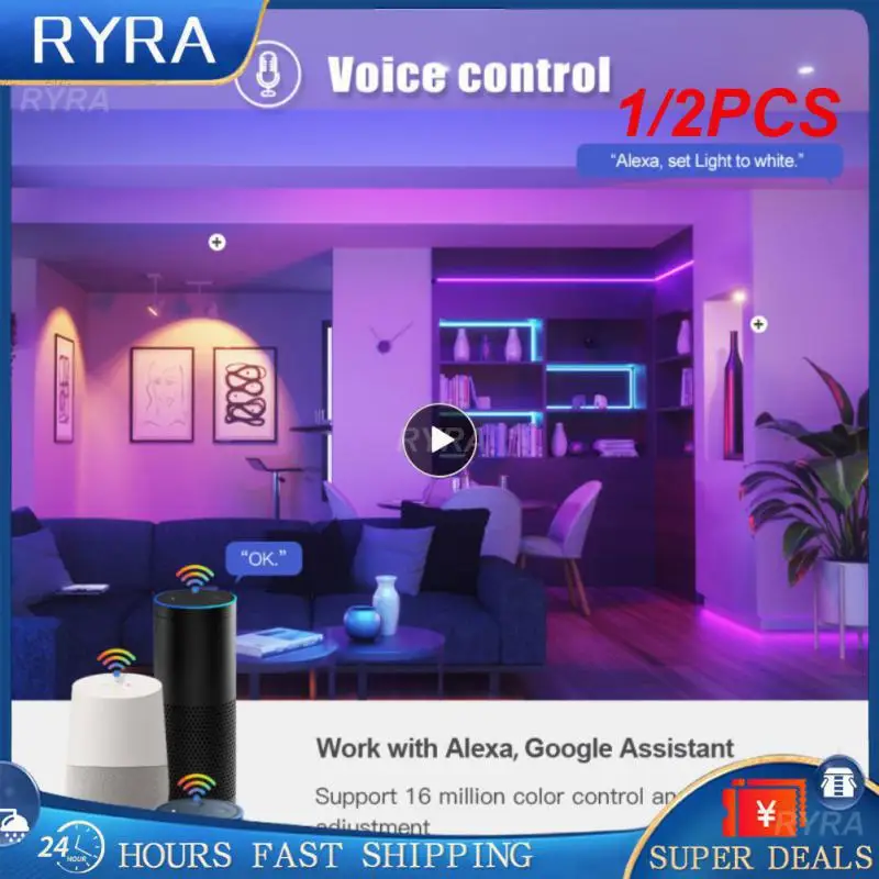1/2PCS Smart Bulbs E27 Led Lamp Smart Light Bulb RGB 220V 110V Works with Tuya Smart Life APP Smartthings Alexa Hub
1/2PCS Smart Bulbs E27 Led Lamp Smart Light Bulb RGB 220V 110V Works with Tuya Smart Life APP Smartthings Alexa Hub