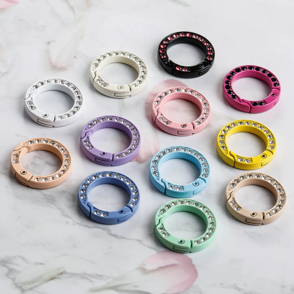 6pcs Color Keychain Connecting O Ring Spring Buckle Diy Openable Connector Jewelry Making Diy Bead Link Ornaments Materials 25mm
6pcs Color Keychain Connecting O Ring Spring Buckle Diy Openable Connector Jewelry Making Diy Bead Link Ornaments Materials 25mm