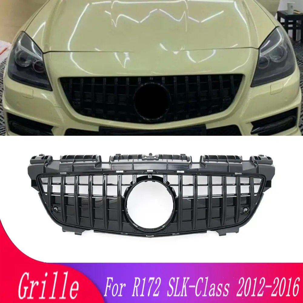 High quality modified GT style front grille for Mercedes-Benz SLK-class R172 SLK200 SLK250 SLK350 2012-2016 car racing grill
High quality modified GT style front grille for Mercedes-Benz SLK-class R172 SLK200 SLK250 SLK350 2012-2016 car racing grill
