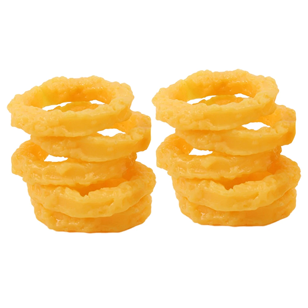 10pcs Artificial Fake Food Model Simulation Squid Rings Display Model Photo Prop Fried Food Simulation Props for Restaurant
10pcs Artificial Fake Food Model Simulation Squid Rings Display Model Photo Prop Fried Food Simulation Props for Restaurant