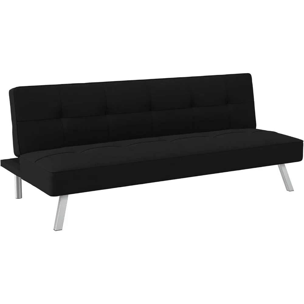 

Rane Convertible Sofa Bed, 66.1" W x 33.1" D x 29.5" H, Black