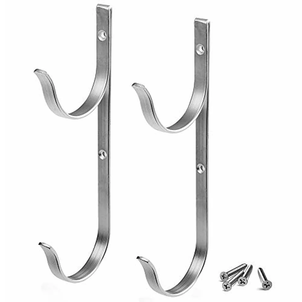 1 Pair Silver Swimming Pool Aluminum Pole Hanger Hook Holder Set Organizer For Telescoping Poles, Leaf Rakes, Leaf Skimmers
1 Pair Silver Swimming Pool Aluminum Pole Hanger Hook Holder Set Organizer For Telescoping Poles, Leaf Rakes, Leaf Skimmers