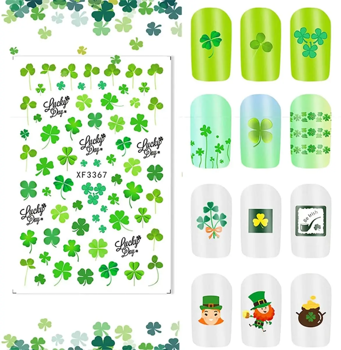 Lucky Charm Nail Decals